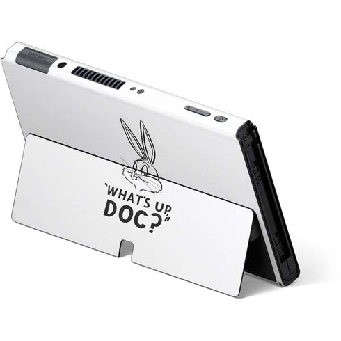 Looney Tunes Bugs Bunny Whats Up Doc Nintendo Switch OLED (2021) Skin