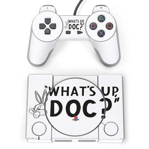 Looney Tunes Bugs Bunny Whats Up Doc PlayStation Classic Bundle Skin