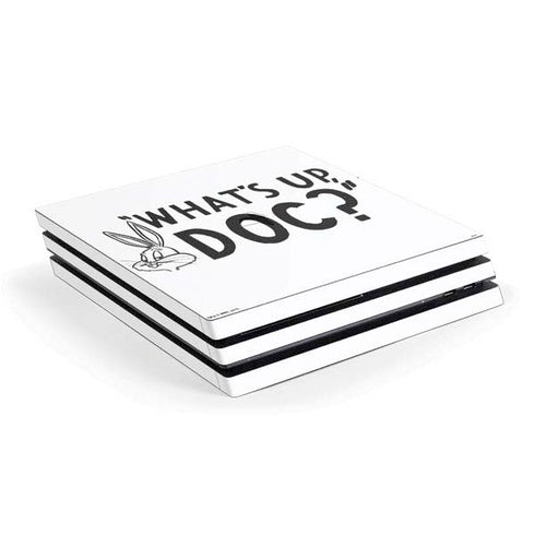 Looney Tunes Bugs Bunny Whats Up Doc PS4 Pro Console Skin