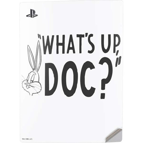 Looney Tunes Bugs Bunny Whats Up Doc PS5 Digital Edition Console Skin