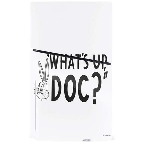 Looney Tunes Bugs Bunny Whats Up Doc PS5 Slim Disk Console Skin