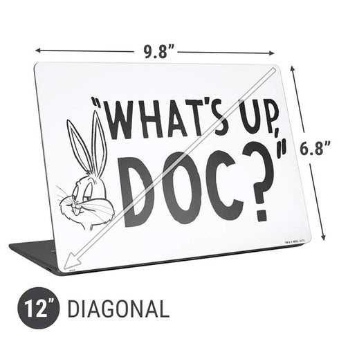 Looney Tunes Bugs Bunny Whats Up Doc Universal Laptop 12in (9.8 x 6.8in) Skin