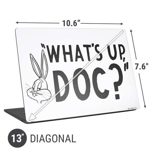 Looney Tunes Bugs Bunny Whats Up Doc Universal Laptop 13in (10.6 x 7.6in) Skin