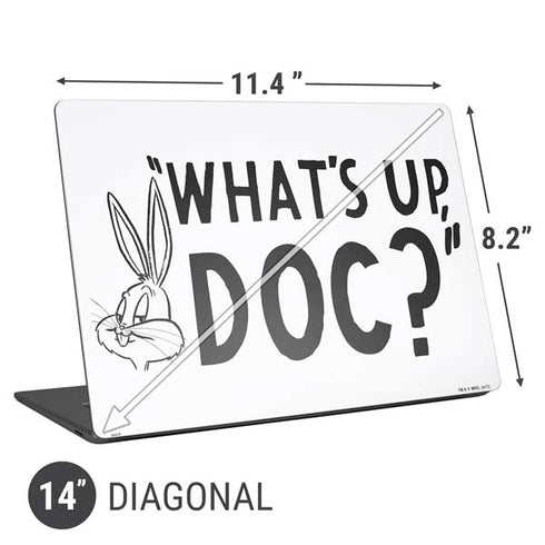 Looney Tunes Bugs Bunny Whats Up Doc Universal Laptop 14in (11.4 x 8.2in) Skin