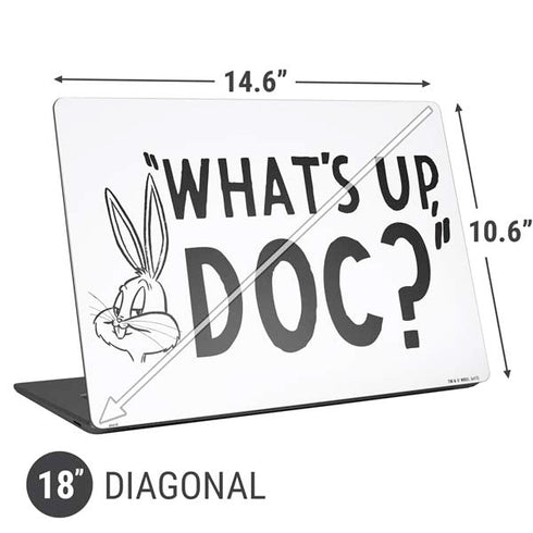 Looney Tunes Bugs Bunny Whats Up Doc Universal Laptop 18in (14.6 x 10.6in) Skin