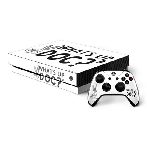 Looney Tunes Bugs Bunny Whats Up Doc Xbox One X Bundle Skin