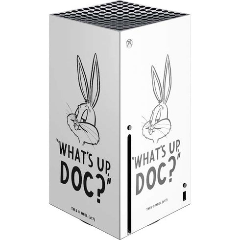 Looney Tunes Bugs Bunny Whats Up Doc Xbox Series X Console Skin