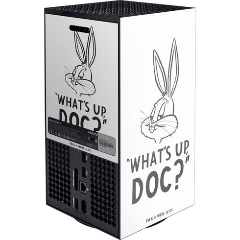 Looney Tunes Bugs Bunny Whats Up Doc Xbox Series X Console Skin