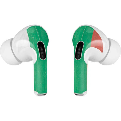 Bulgarian Flag Distressed AirPods Pro 2nd Gen Skin