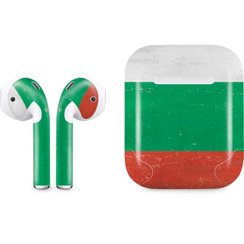 Bulgarian Flag Distressed Apple AirPods Skin