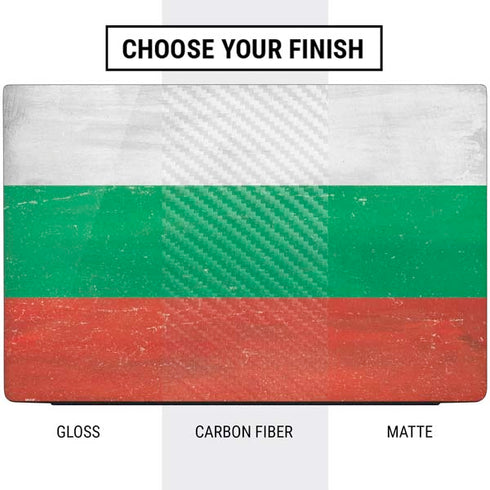 Bulgarian Flag Distressed Dell Vostro Skin
