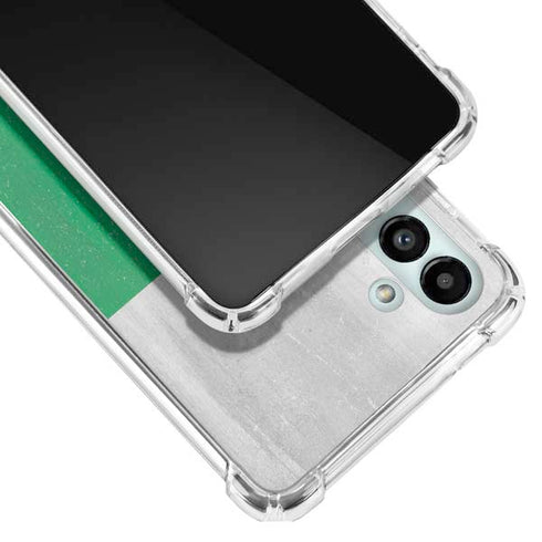Bulgarian Flag Distressed Galaxy A13 5G Clear Case