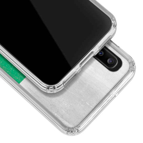 Bulgarian Flag Distressed Galaxy A30 Clear Case