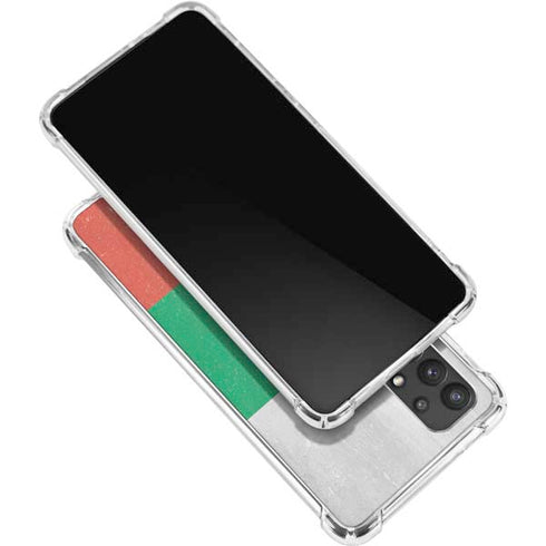 Bulgarian Flag Distressed Galaxy A32 5G Clear Case