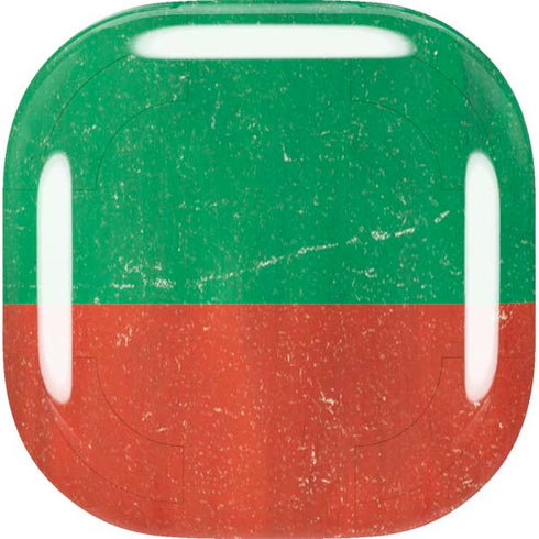 Bulgarian Flag Distressed Galaxy Buds Live Skin