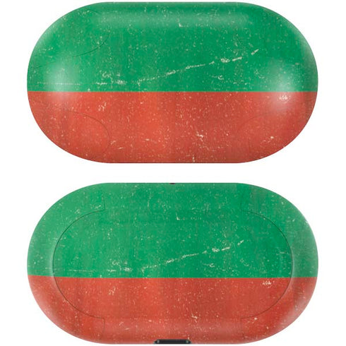 Bulgarian Flag Distressed Galaxy Buds Skin