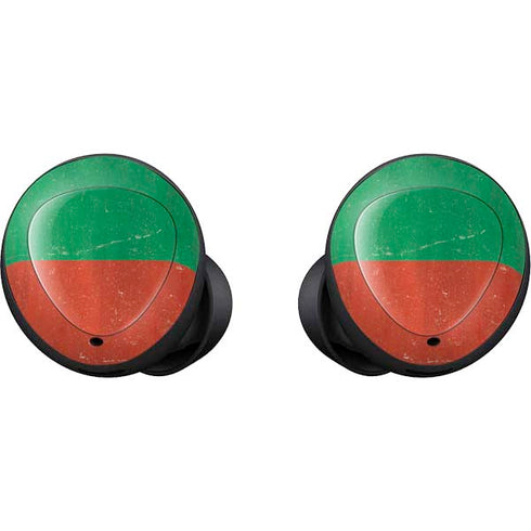 Bulgarian Flag Distressed Galaxy Buds Skin