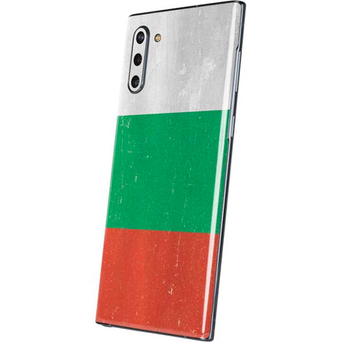 Bulgarian Flag Distressed Galaxy Note 10 Skin