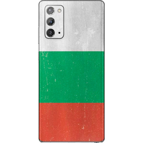 Bulgarian Flag Distressed Galaxy Note20 5G Skin