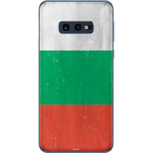 Bulgarian Flag Distressed Galaxy S10e Skin