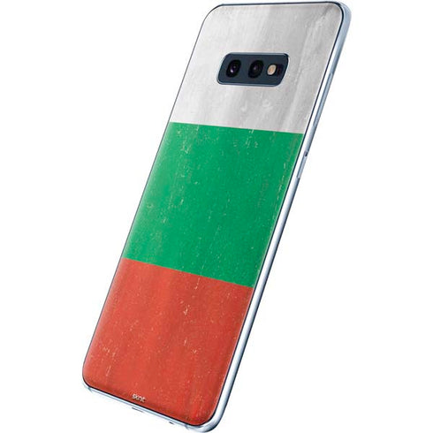 Bulgarian Flag Distressed Galaxy S10e Skin