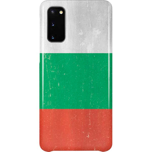 Bulgarian Flag Distressed Galaxy S20 Lite Case