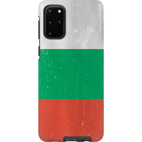 Bulgarian Flag Distressed Galaxy S20 Plus Pro Case