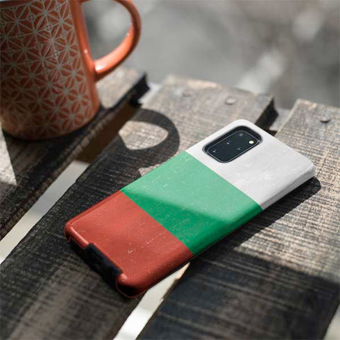 Bulgarian Flag Distressed Galaxy S20 Plus Pro Case