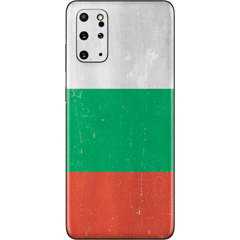 Bulgarian Flag Distressed Galaxy S20 Plus Skin