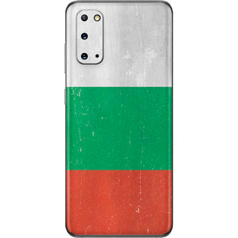Bulgarian Flag Distressed Galaxy S20 Skin
