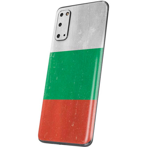 Bulgarian Flag Distressed Galaxy S20 Skin