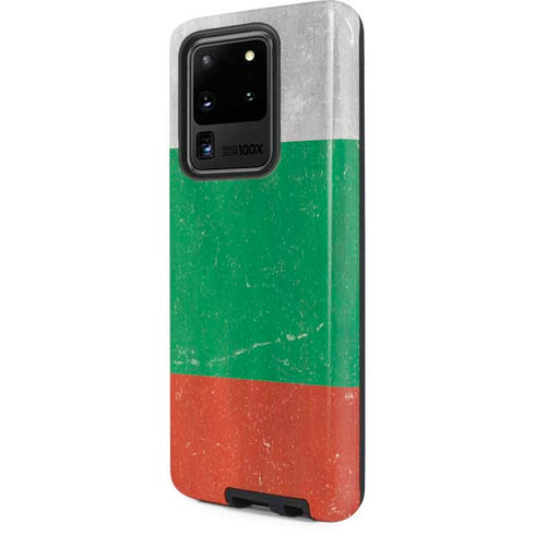 Bulgarian Flag Distressed Galaxy S20 Ultra 5G Pro Case