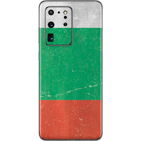 Bulgarian Flag Distressed Galaxy S20 Ultra 5G Skin