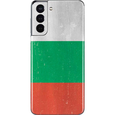 Bulgarian Flag Distressed Galaxy S21 5G Skin