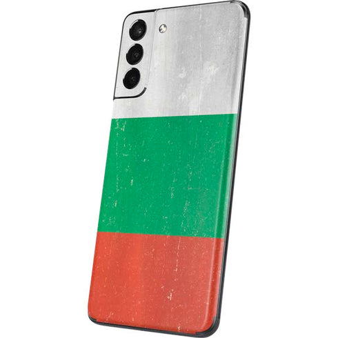 Bulgarian Flag Distressed Galaxy S21 5G Skin