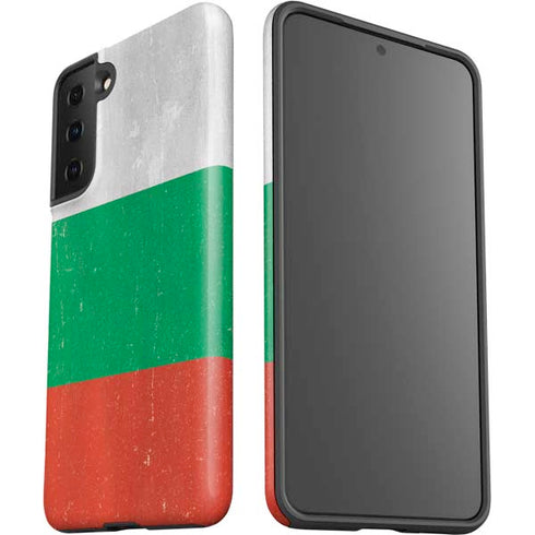 Bulgarian Flag Distressed Galaxy S21 FE Pro Case