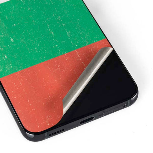 Bulgarian Flag Distressed Galaxy S22 Skin