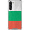 Bulgarian Flag Distressed Galaxy S23 Plus Clear Case