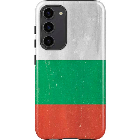 Bulgarian Flag Distressed Galaxy S23 Plus Pro Case