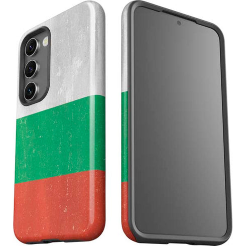 Bulgarian Flag Distressed Galaxy S23 Plus Pro Case
