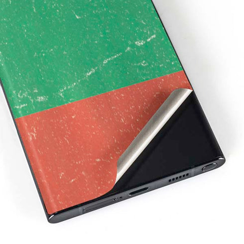 Bulgarian Flag Distressed Galaxy S23 Ultra Skin