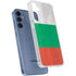 Bulgarian Flag Distressed Galaxy S24 Clear Case