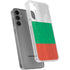 Bulgarian Flag Distressed Galaxy S24 Plus Clear Case