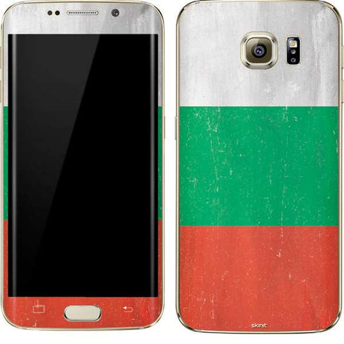 Bulgarian Flag Distressed Galaxy S7 Edge Skin