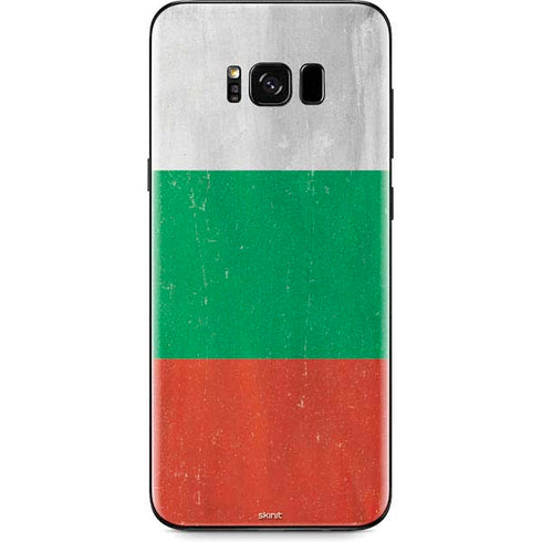 Bulgarian Flag Distressed Galaxy S8 Skin
