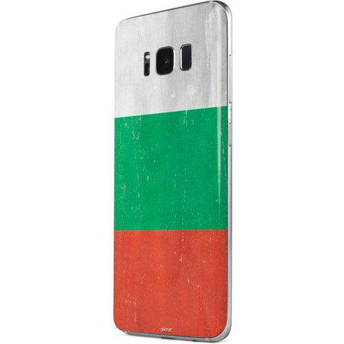 Bulgarian Flag Distressed Galaxy S8 Skin