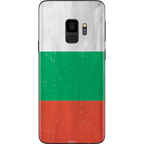 Bulgarian Flag Distressed Galaxy S9 Skin