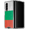 Bulgarian Flag Distressed Galaxy Z Fold4 5G Clear Case