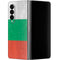 Bulgarian Flag Distressed Galaxy Z Fold4 5G Skin