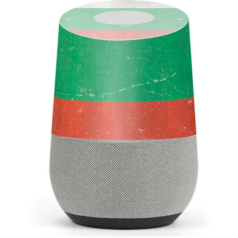 Bulgarian Flag Distressed Google Home Skin